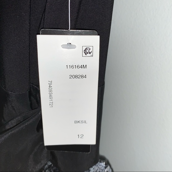 *NWT* SLNY Metallic Tulle Midi Dress - Picture 10 of 12